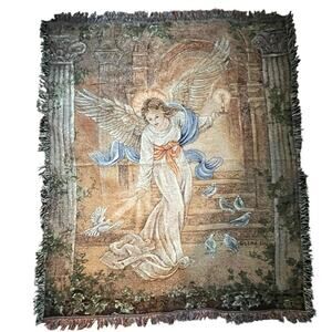Angel of Light Tapestry Blanket, Lena Liu, 50 x 68 NEW w Tags